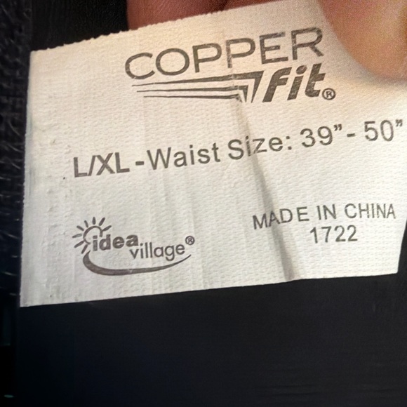 Copper Fit Back Support Belt L/XL Lumbar Support Waist 39”-50”(F87)& - Picture 6 of 7